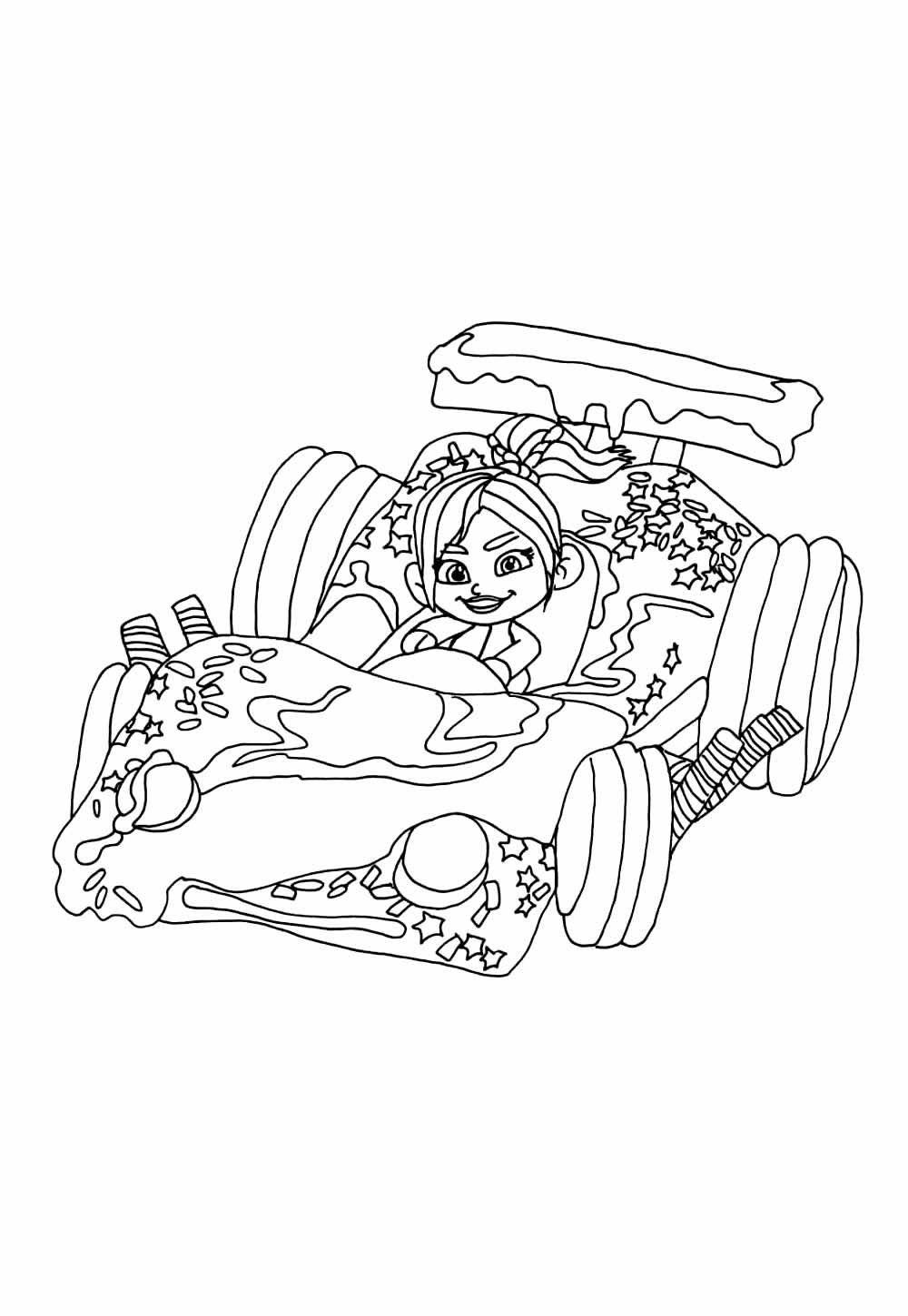 Desenho de Corrida Doce