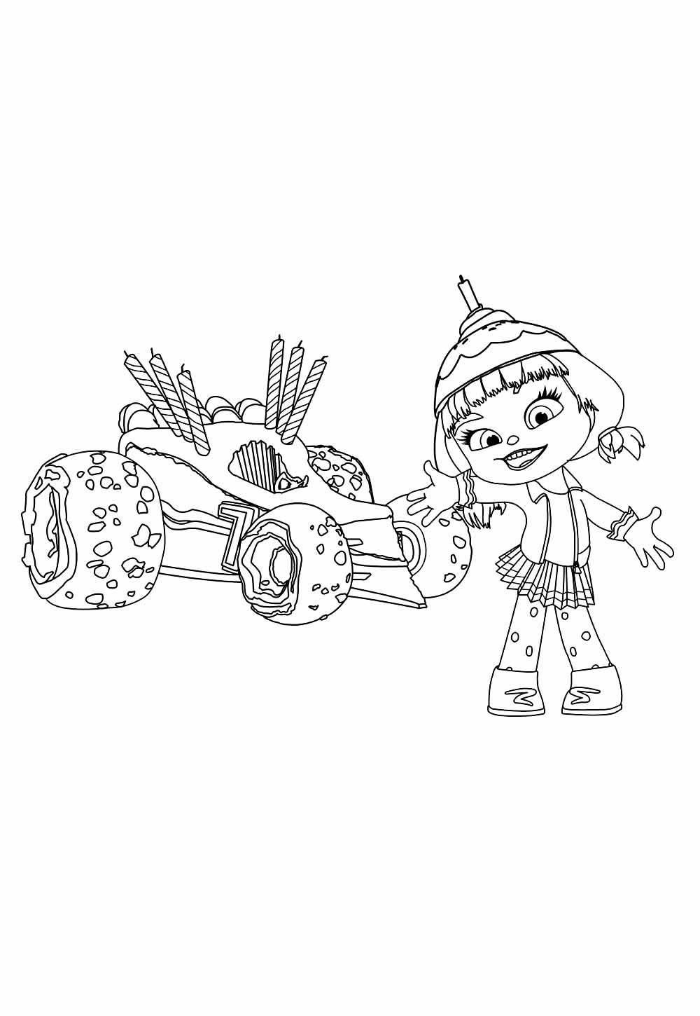 Desenho de Corrida Doce