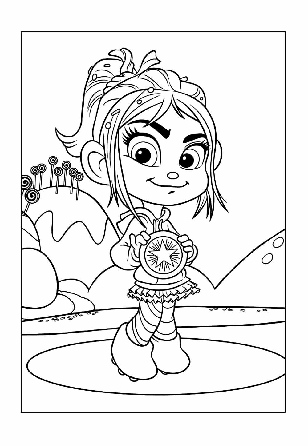 Desenho de Corrida Doce