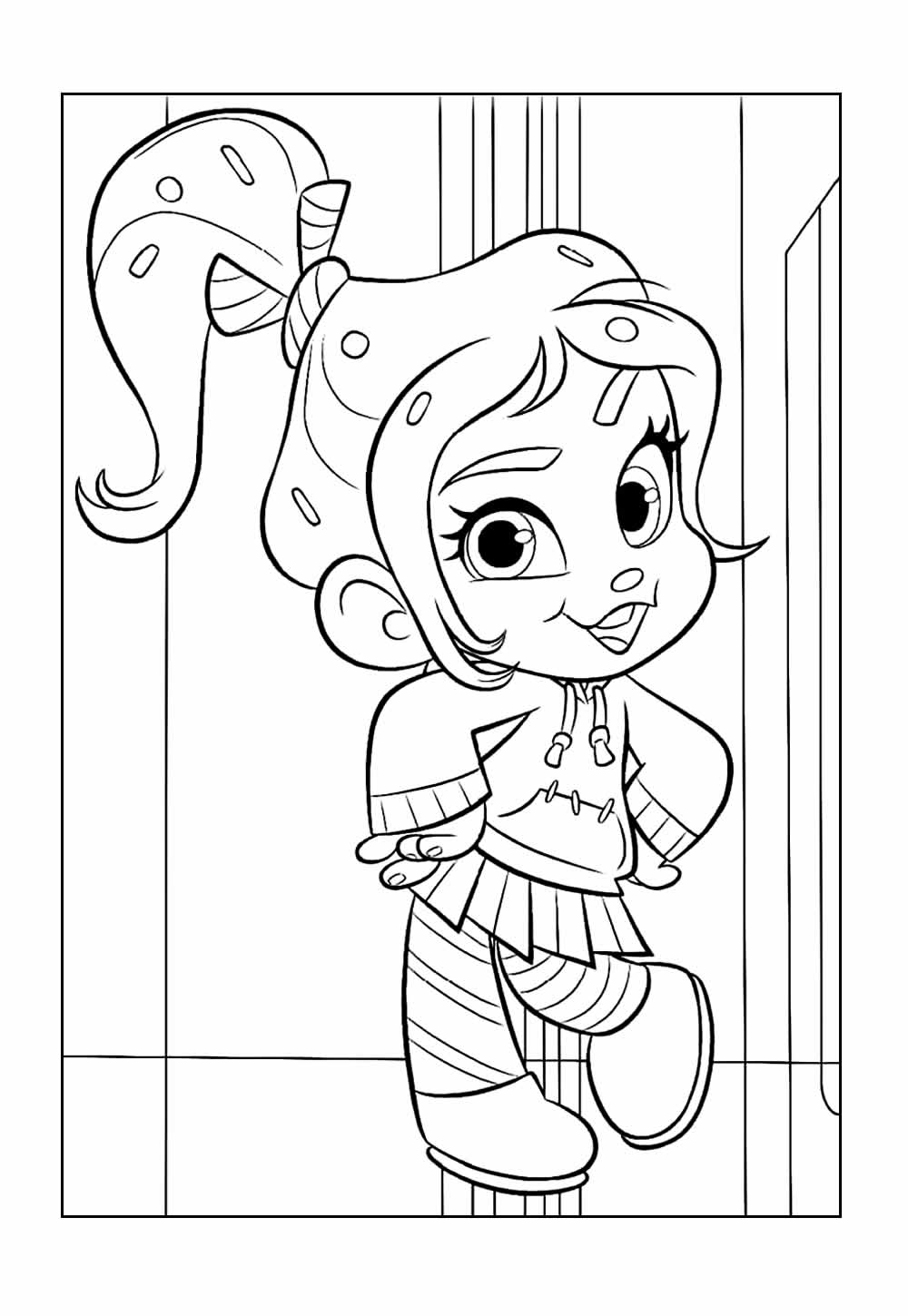 Corrida Doce para colorir e pintar