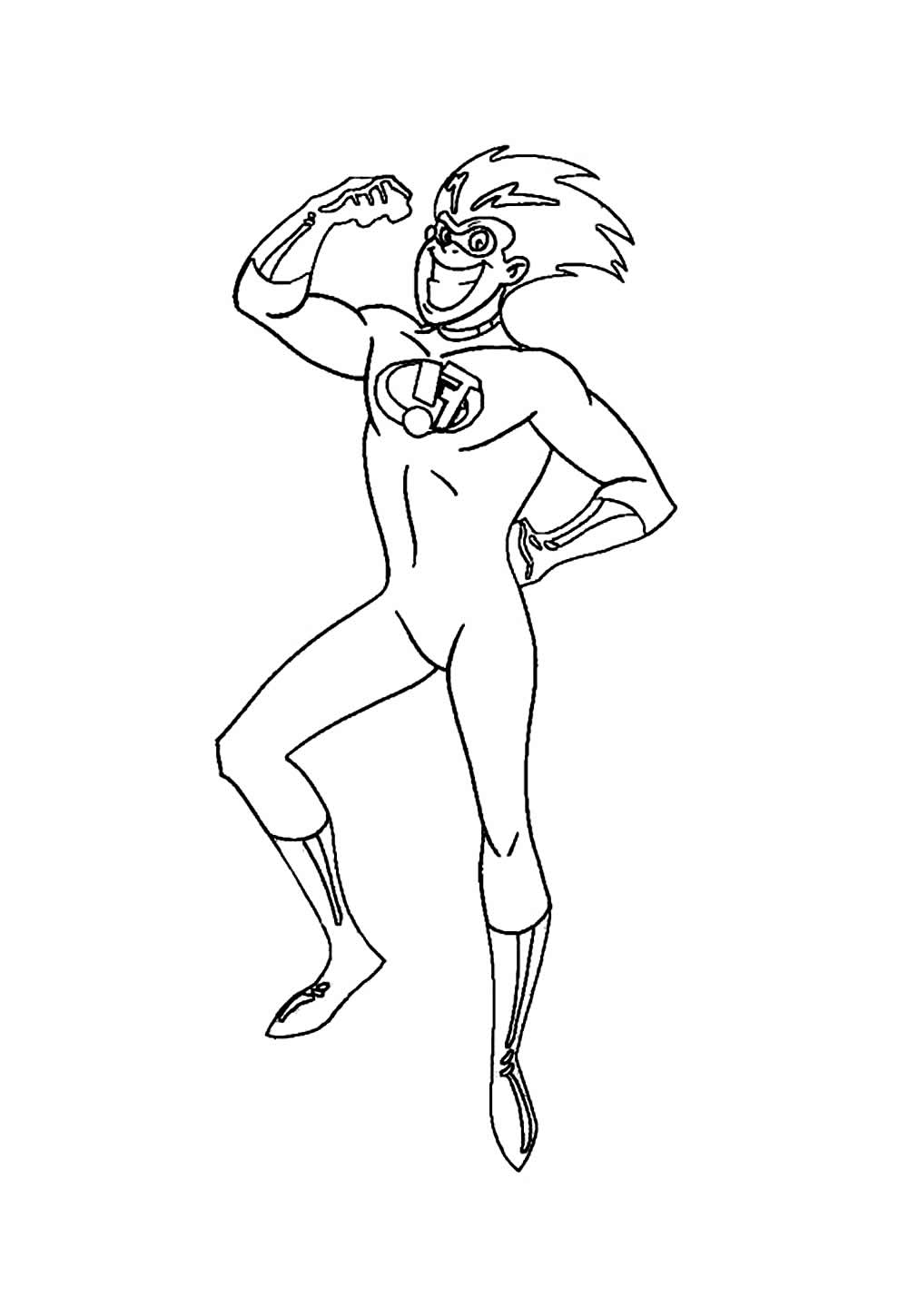 Desenho de Freakazoid para colorir