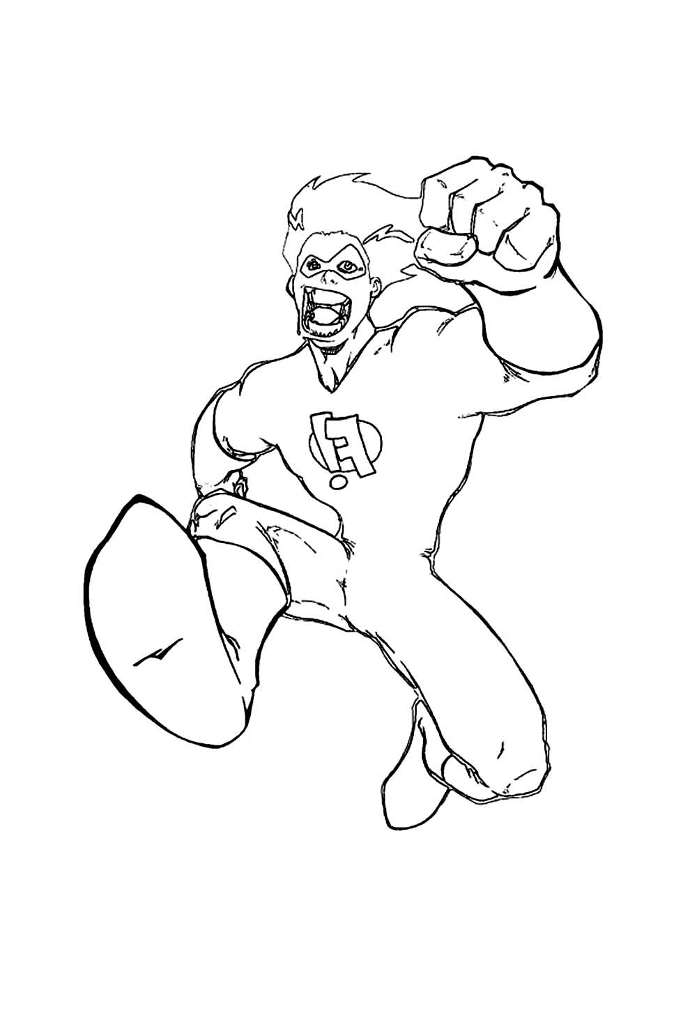 Desenho de Freakazoid para colorir