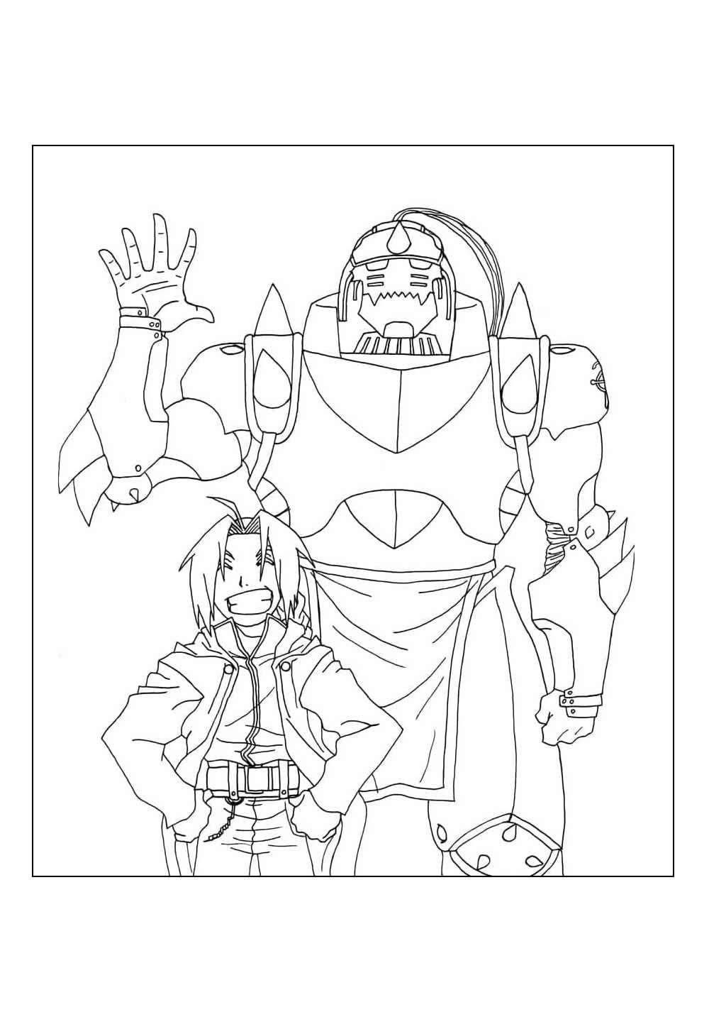 Desenho de Fullmetal Alchemist