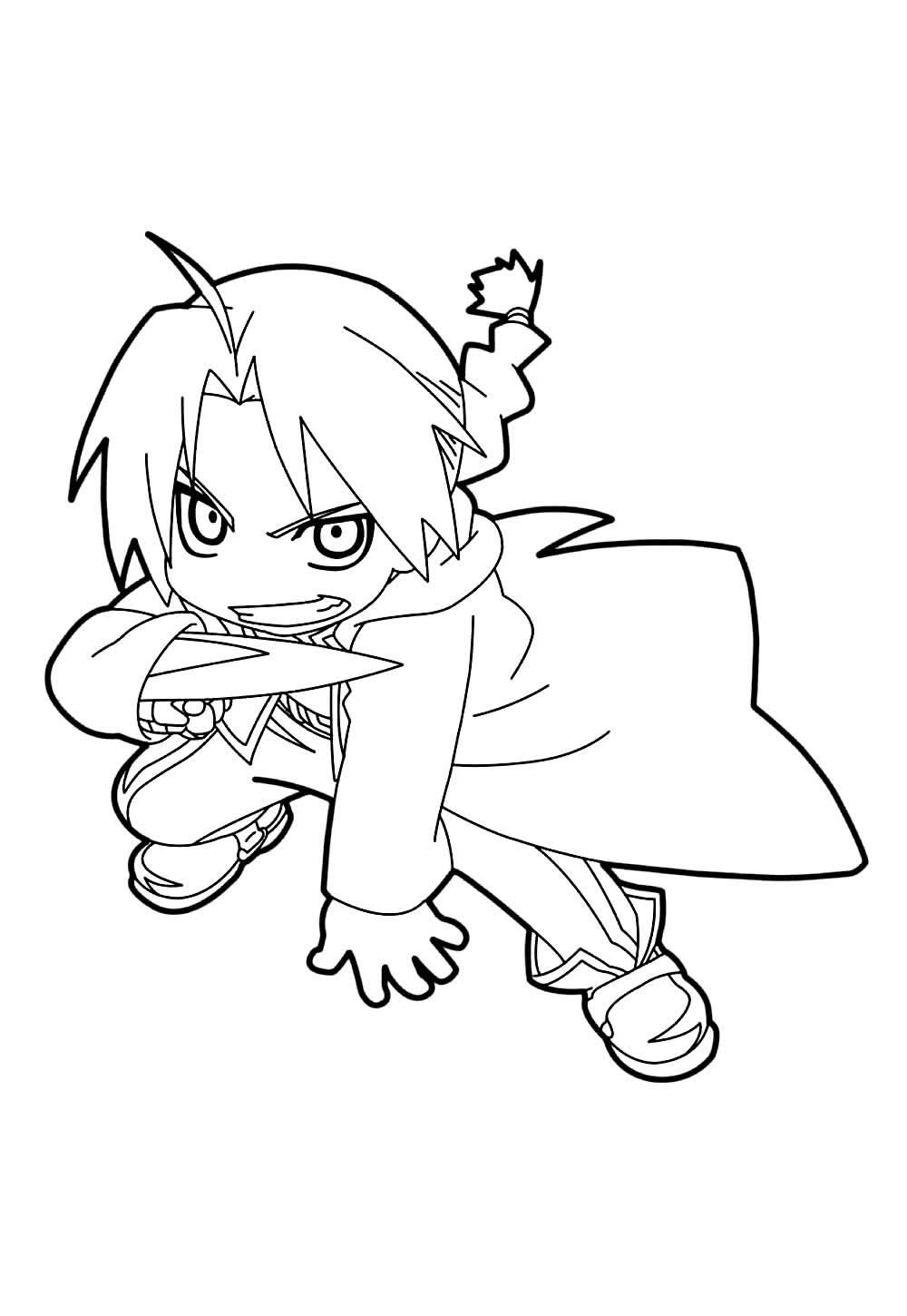 Desenho de Fullmetal Alchemist - Anime