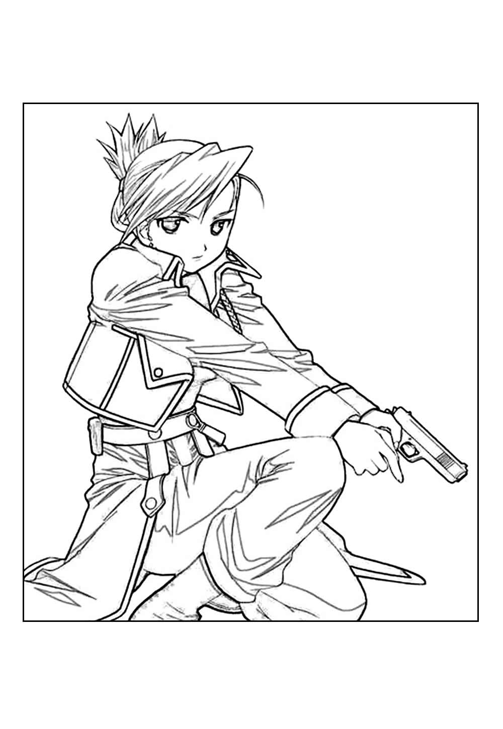 Desenho de Fullmetal Alchemist