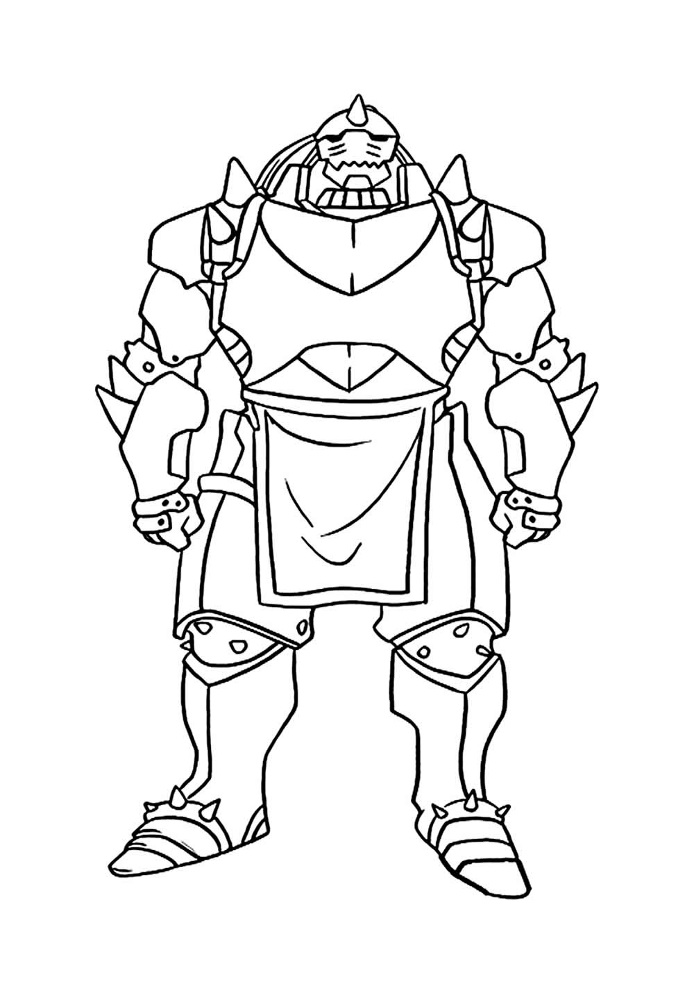 Fullmetal Alchemist para colorir