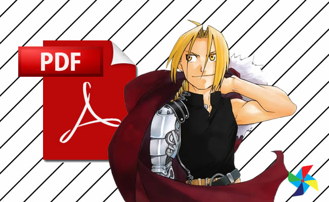 Desenhos de Fullmetal Alchemist em PDF