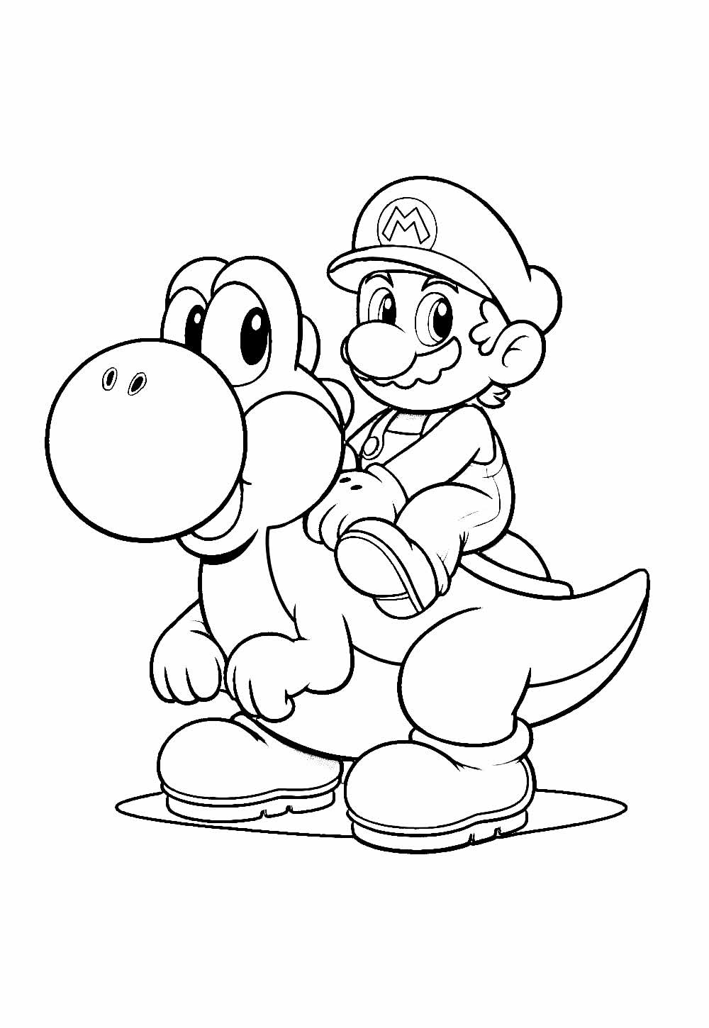 Desenho de Super mario Bros