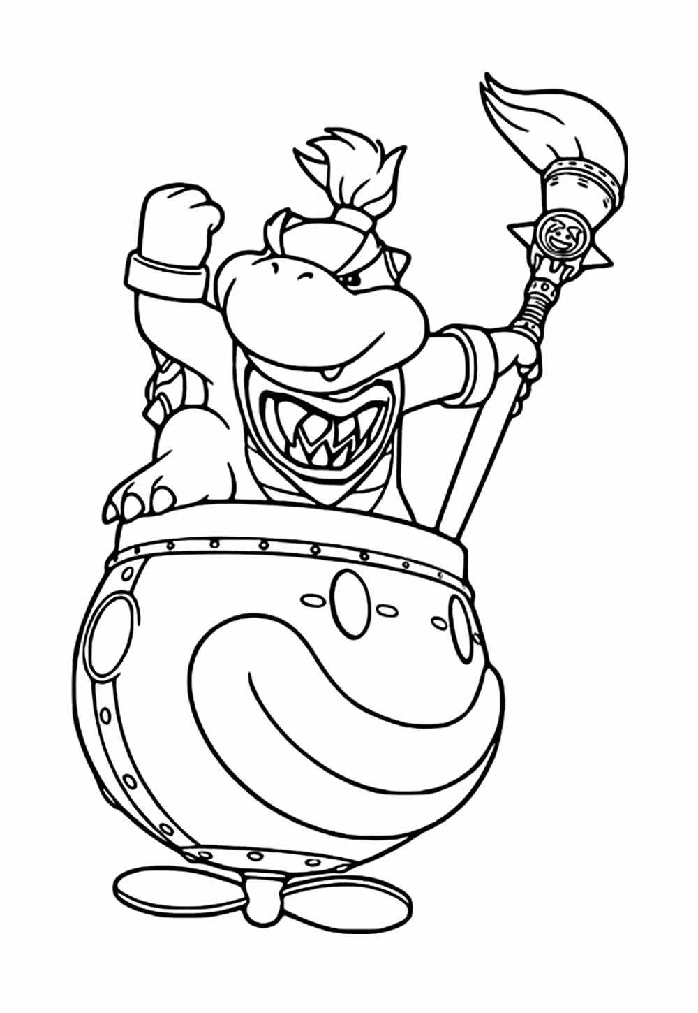 Desenho de Super Mario Galaxy para pintar