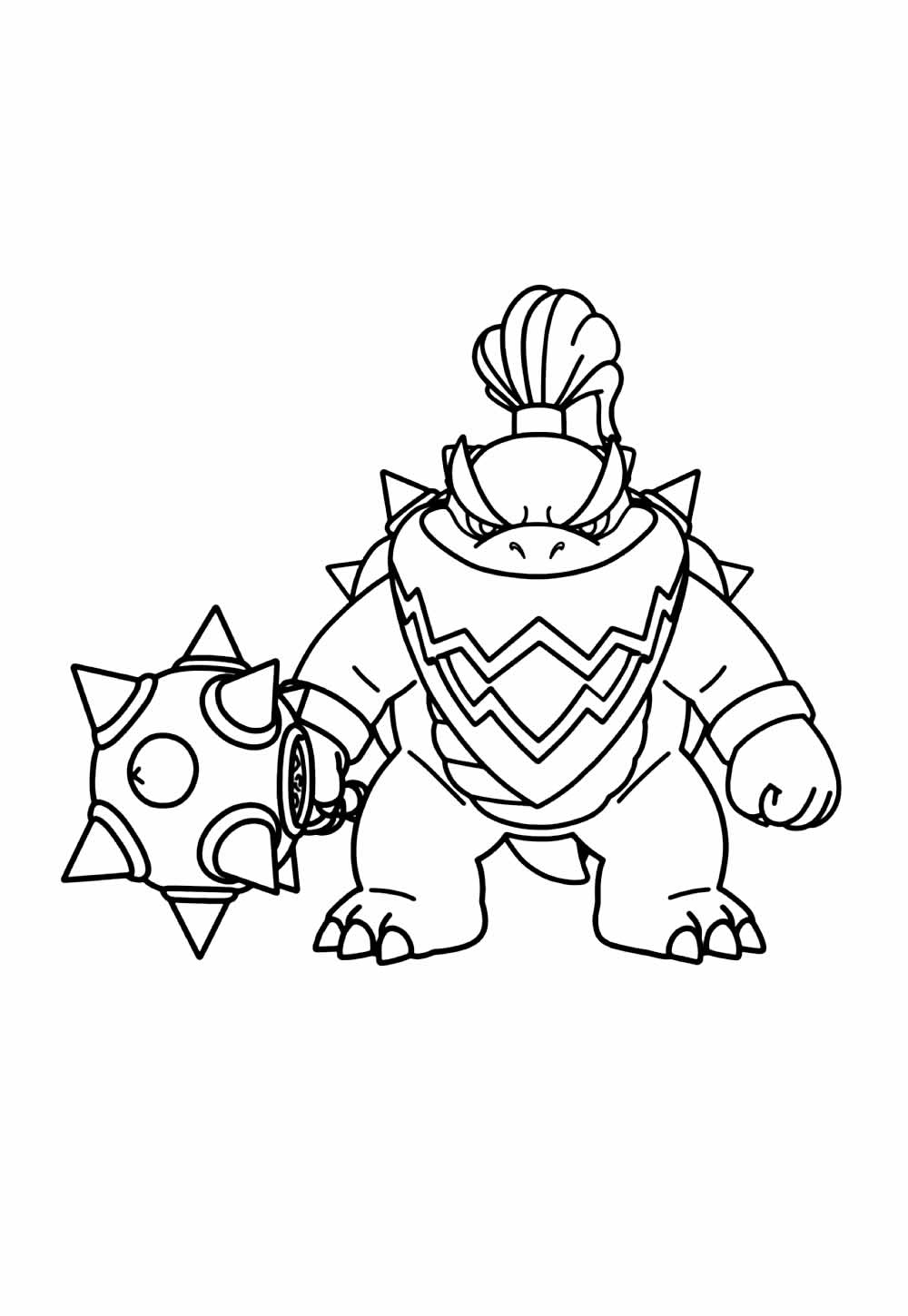 Desenho de Super Mario Galaxy para pintar