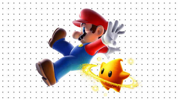 Desenhos de Super Mario Galaxy para colorir