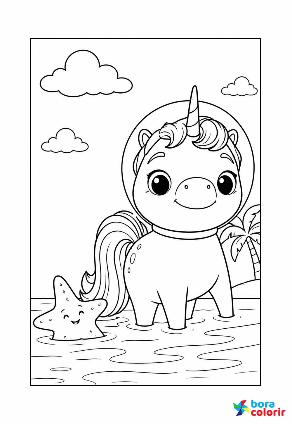 Desenho de Not Quite Narwhal