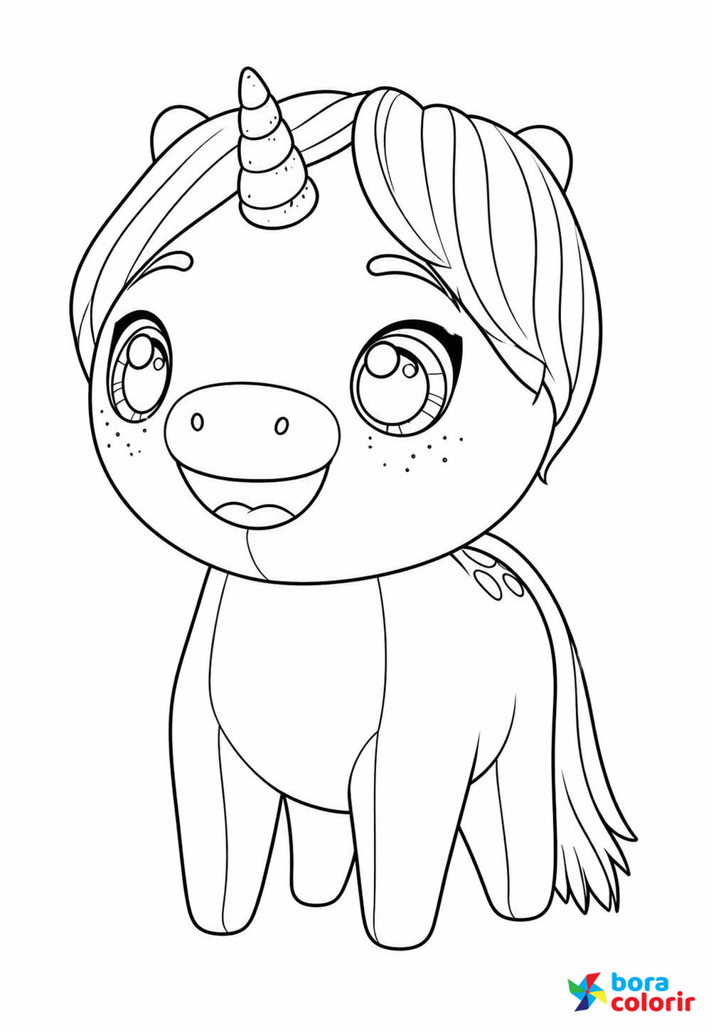 Desenho de Not Quite Narwhal