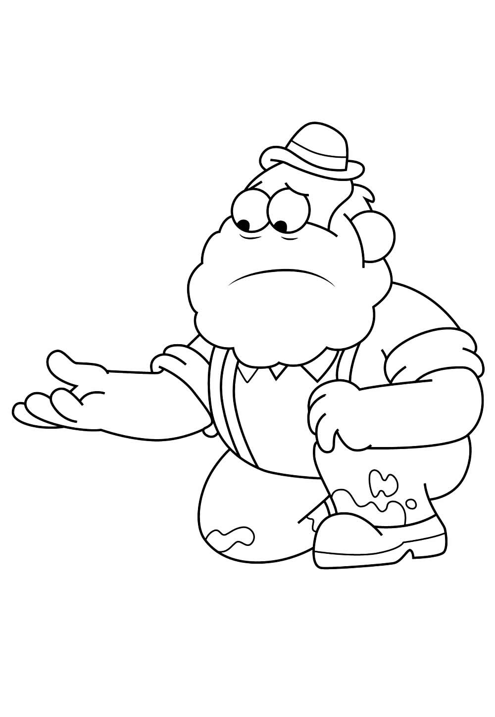 Os Vizinhos Green para colorir