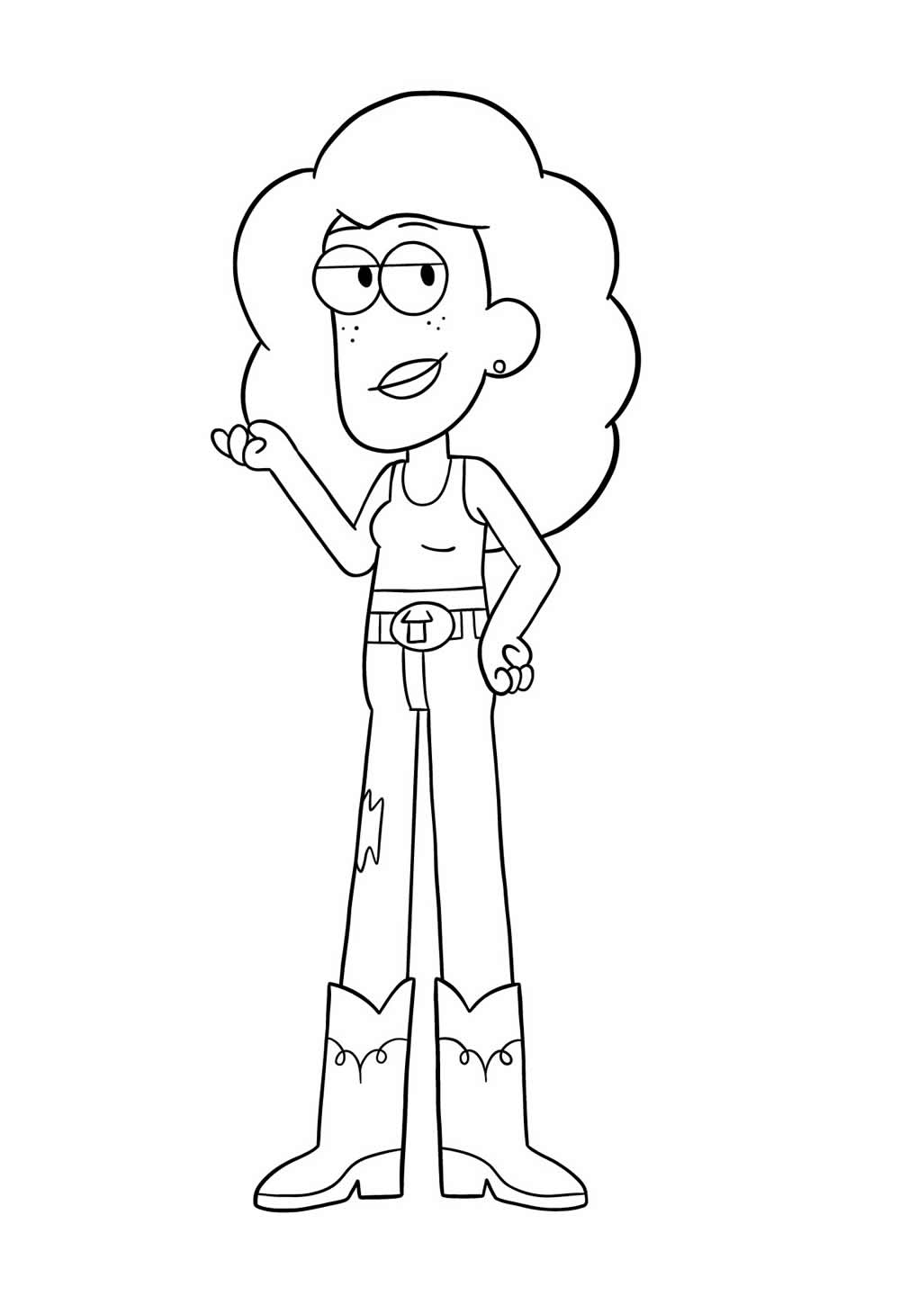 Desenho de Os Vizinhos Green para pintar