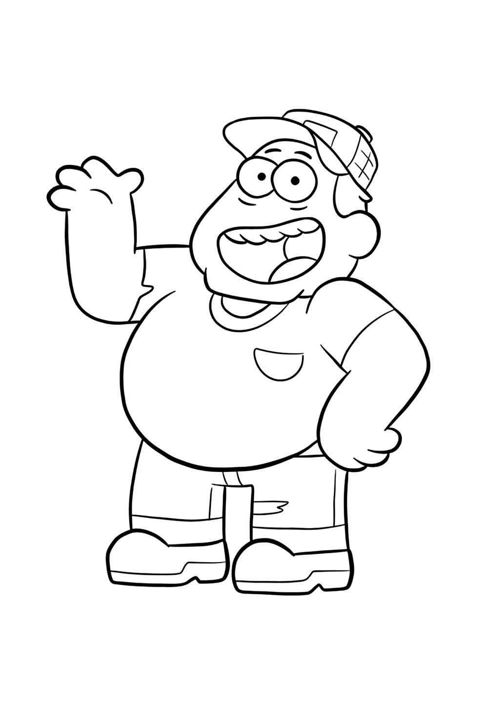 Desenho de Os Vizinhos Green para colorir