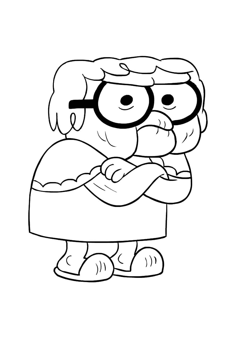 Desenho de Os Vizinhos Green para colorir