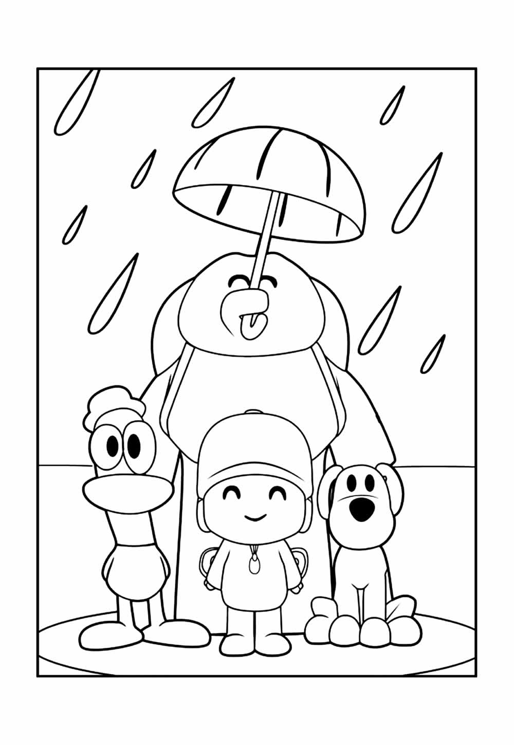 Desenho Pocoyo Colorir