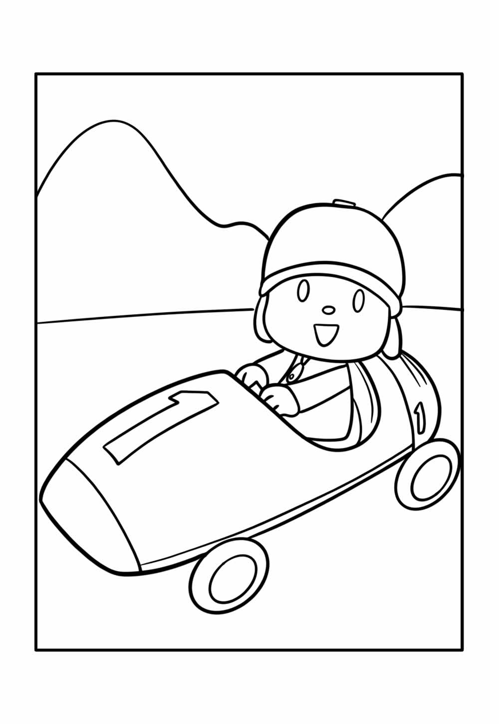 Desenho Pocoyo Colorir
