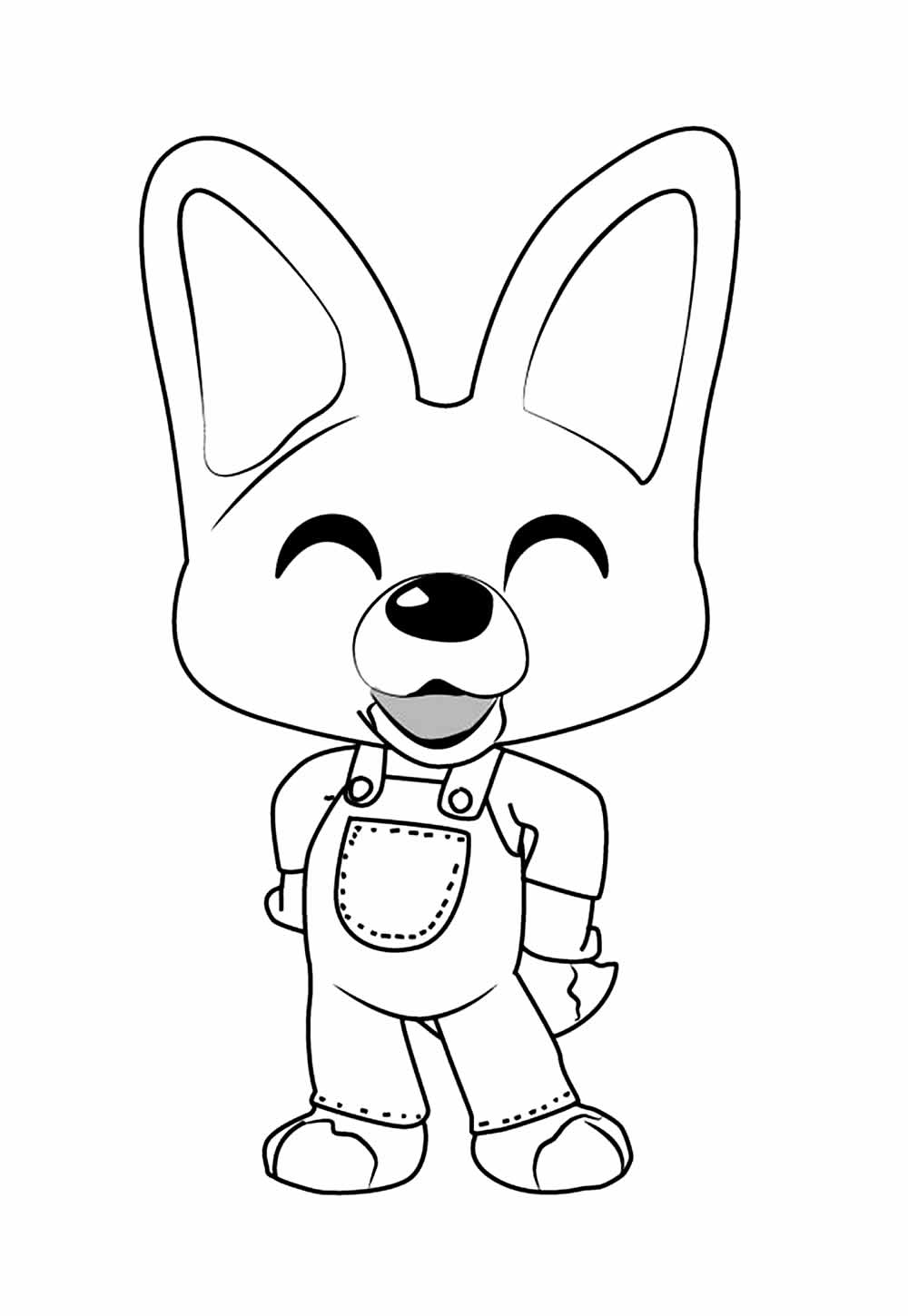 Desenho de Pororo para pintar