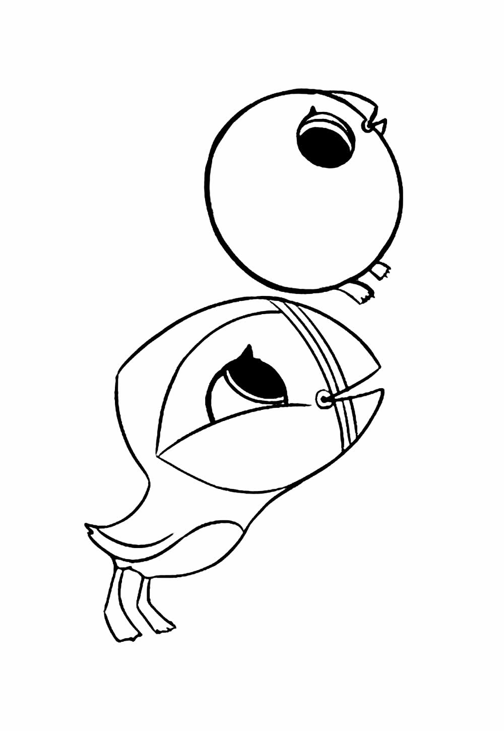 Desenho de Puffin Rock