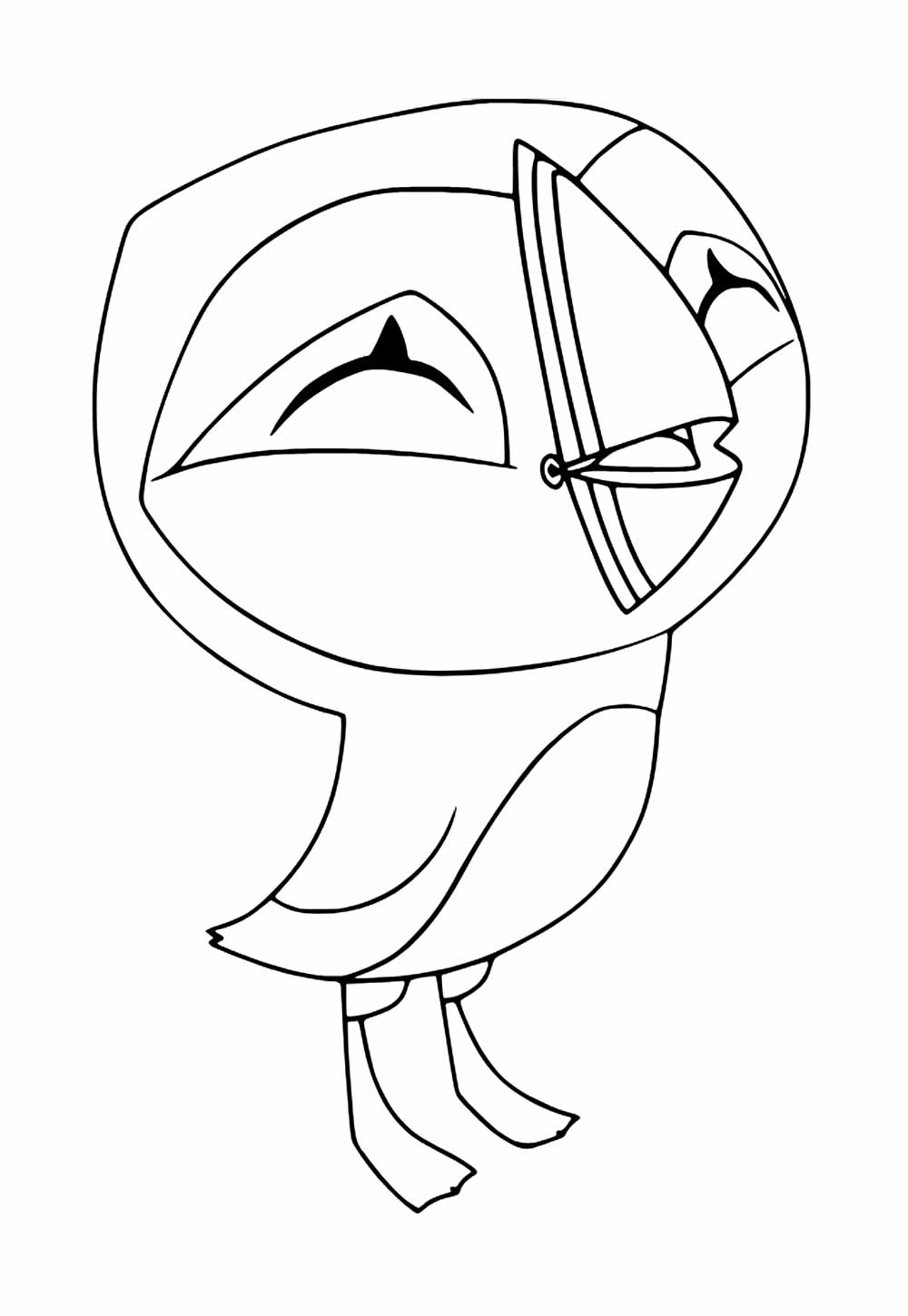 Desenhos de Puffin Rock para colorir