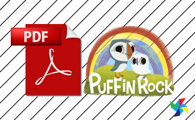 Desenhos de Puffin Rock em PDF