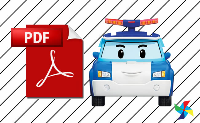 Desenhos de Robocar Poli em PDF