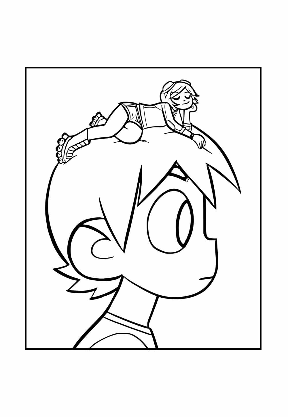 Desenho de Scott Pilgrim