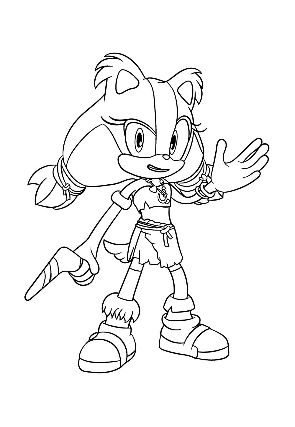 Sonic Boom para colorir
