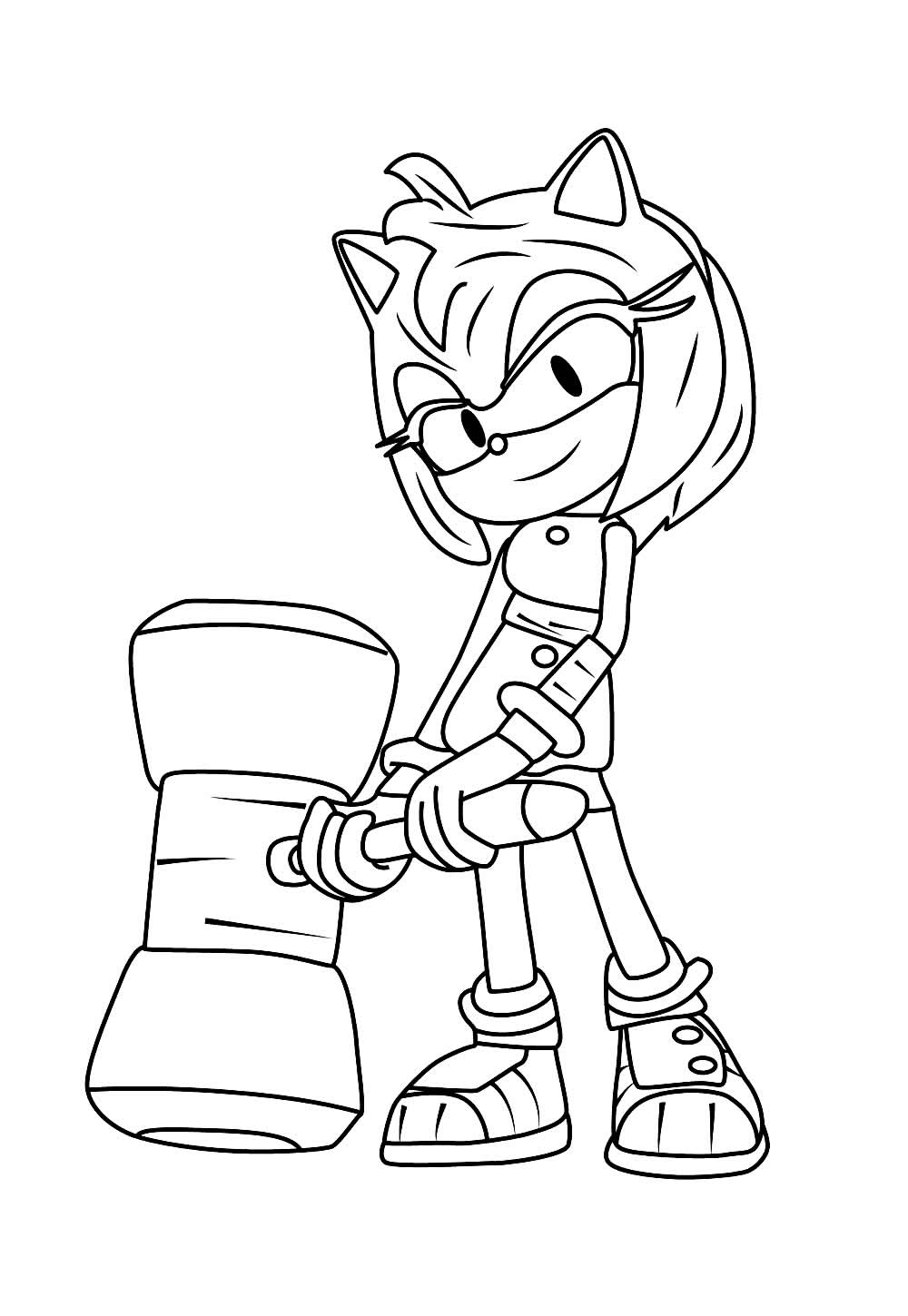 Desenho de Sonic Boom para colorir