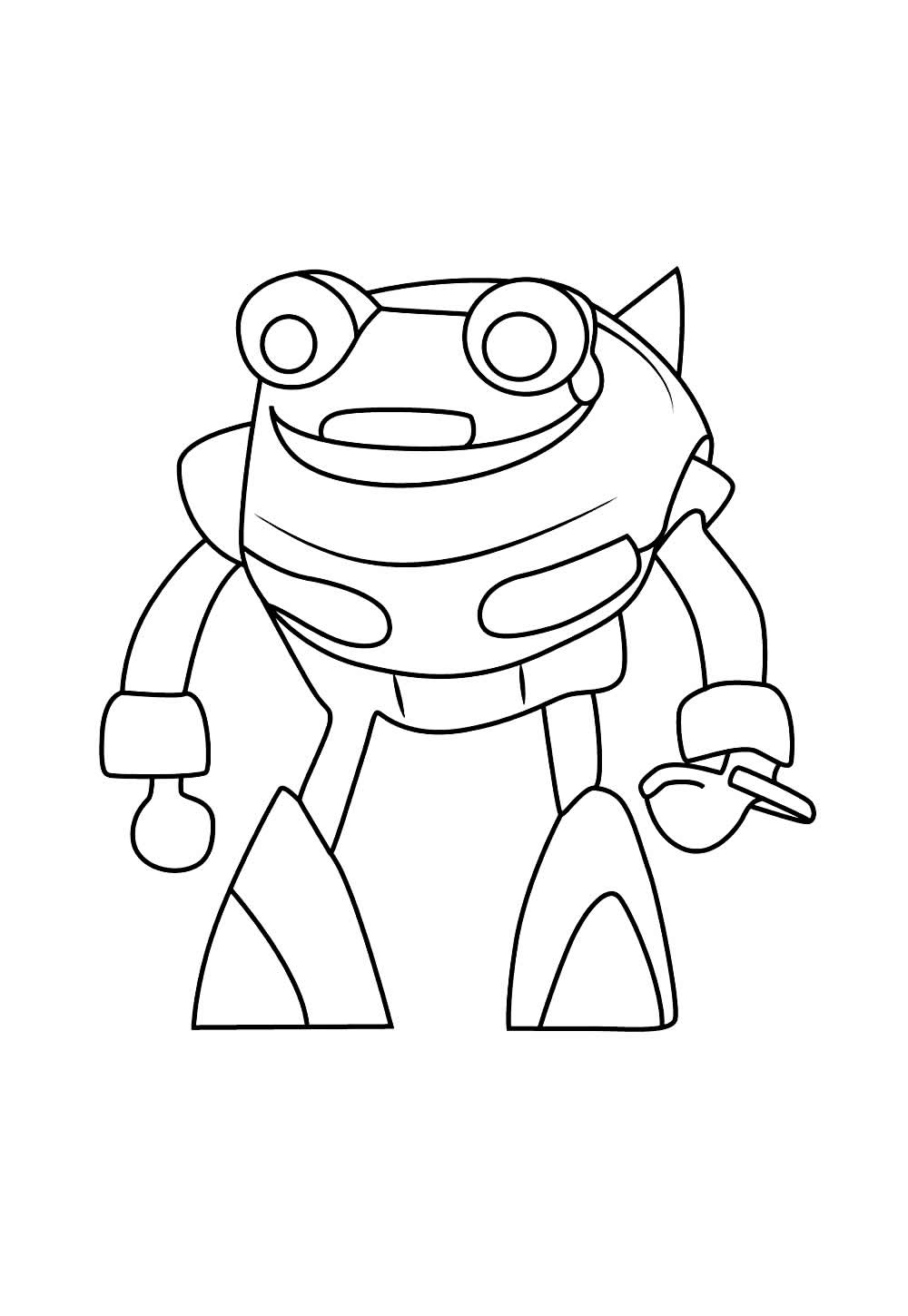 Desenho de Sonic Boom para colorir