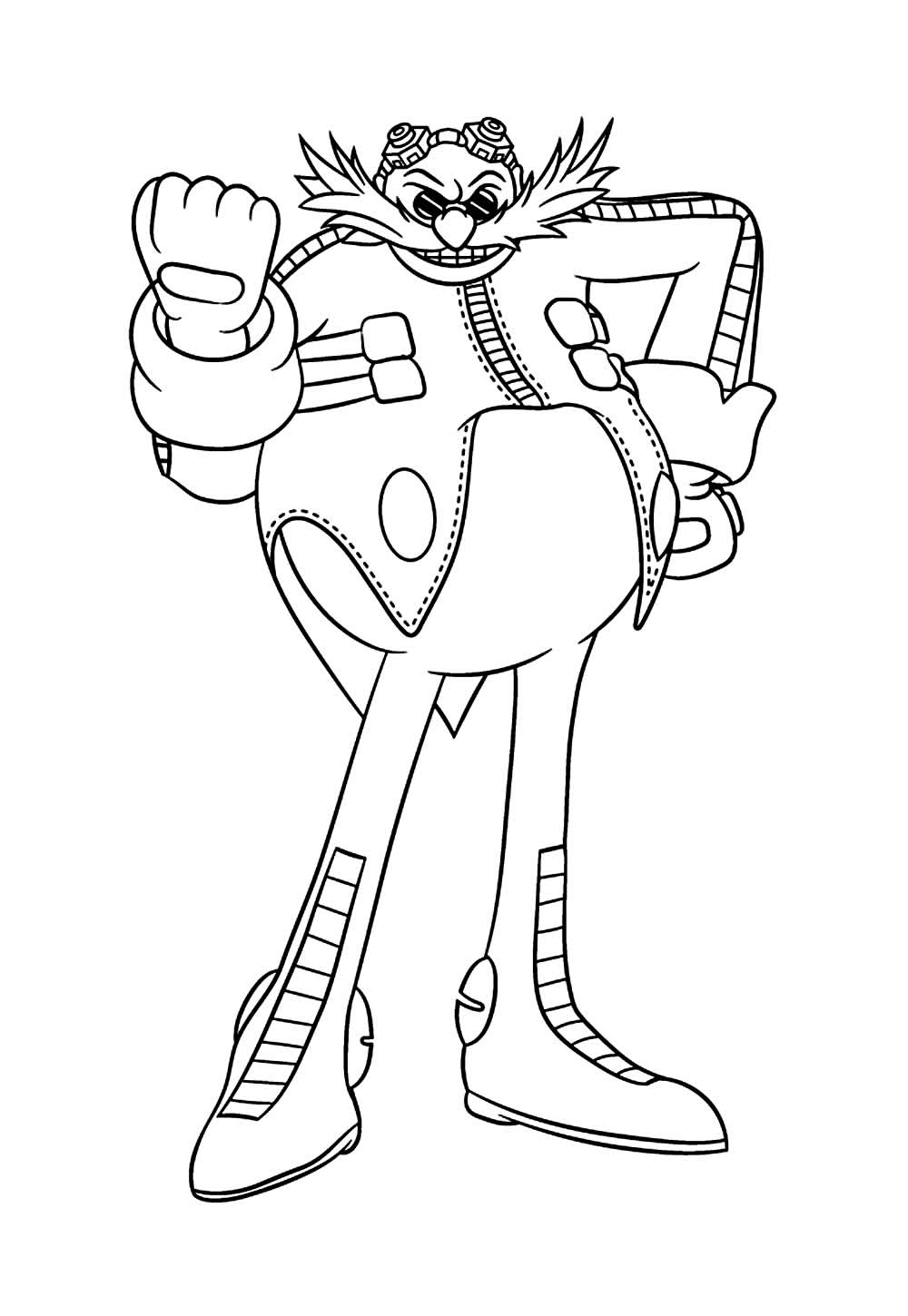 Desenho de Sonic Boom para colorir