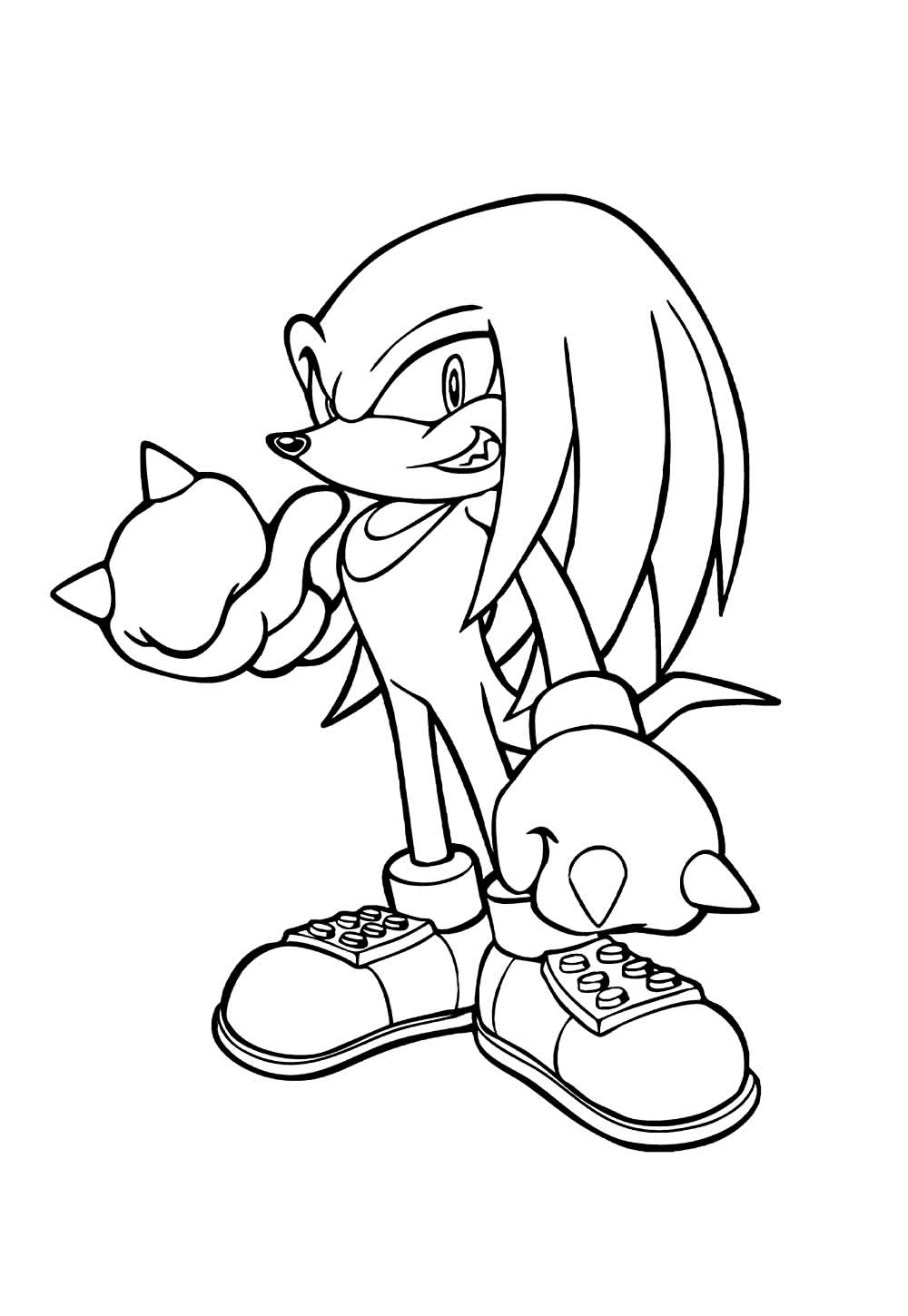 Desenho de Sonic Boom para colorir