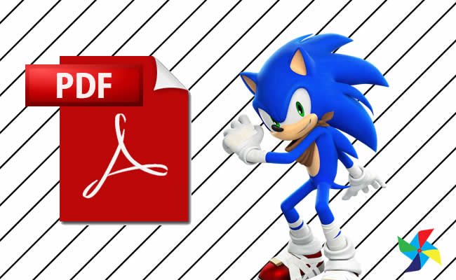 Desenhos de Sonic Boom em PDF