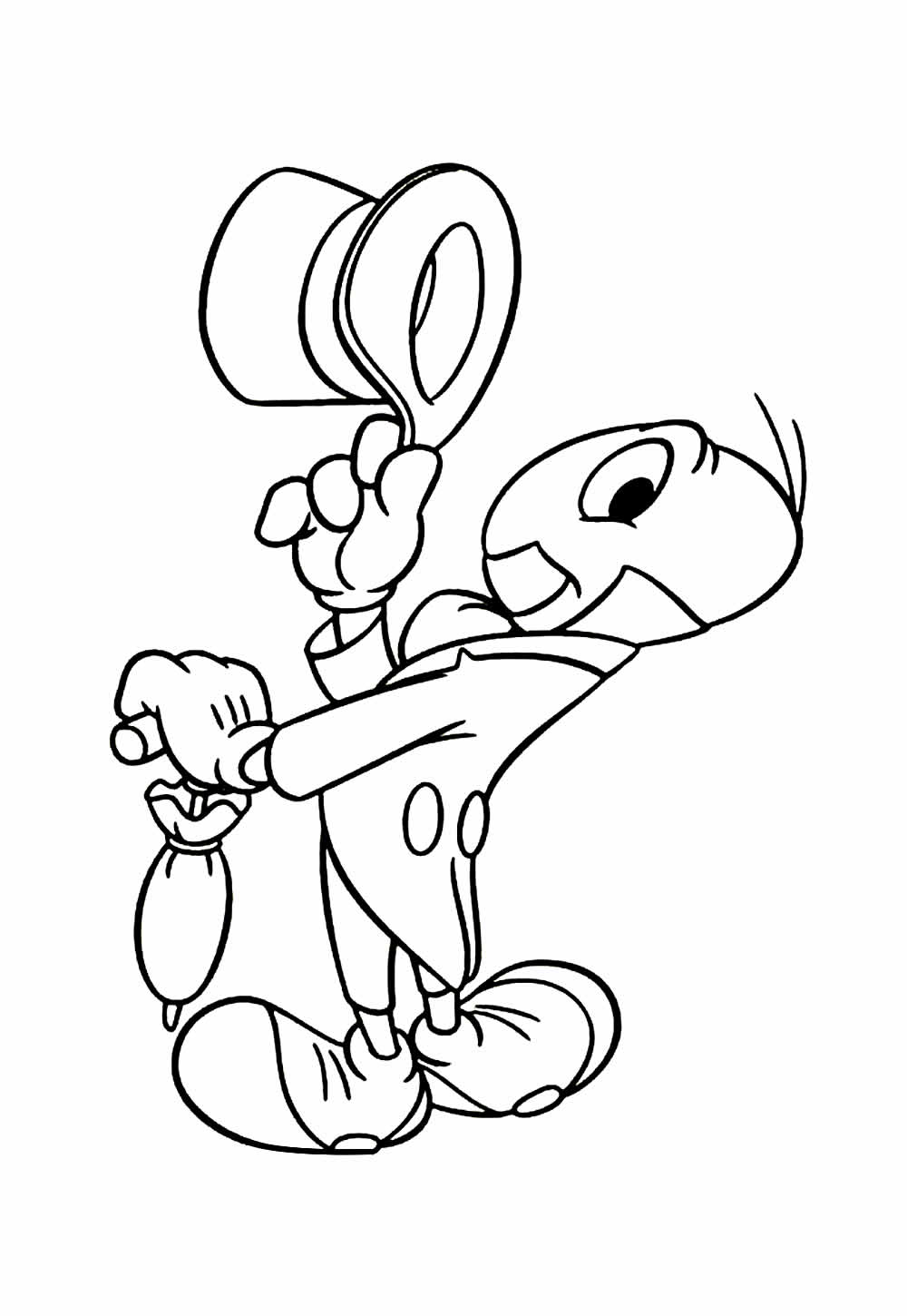 Desenho do Grilo Falante
