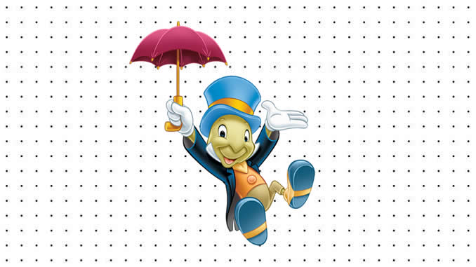 Desenhos do Grilo Falante para colorir
