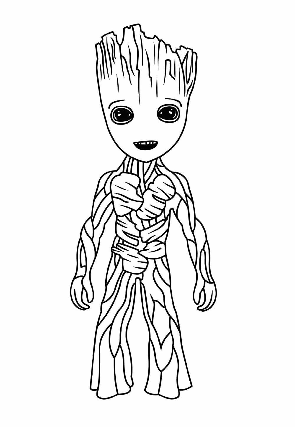 Desenho do Groot