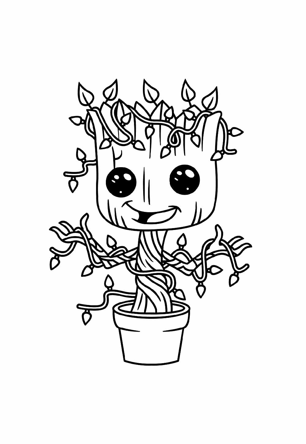 Desenho do Groot Baby