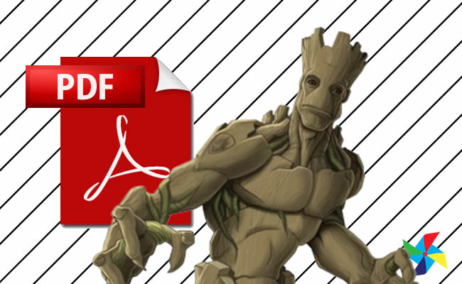 Desenhos do Groot em PDF