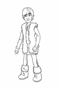 Desenhos do Soluço para colorir (Como Treinar Seu Dragão) - Bora Colorir