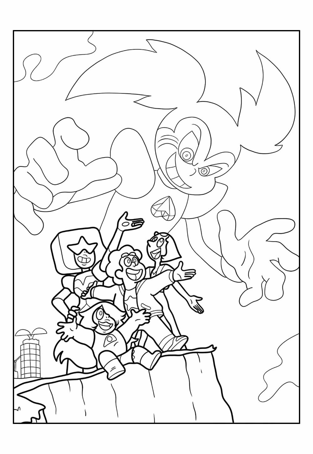 Steven Universo para colorir