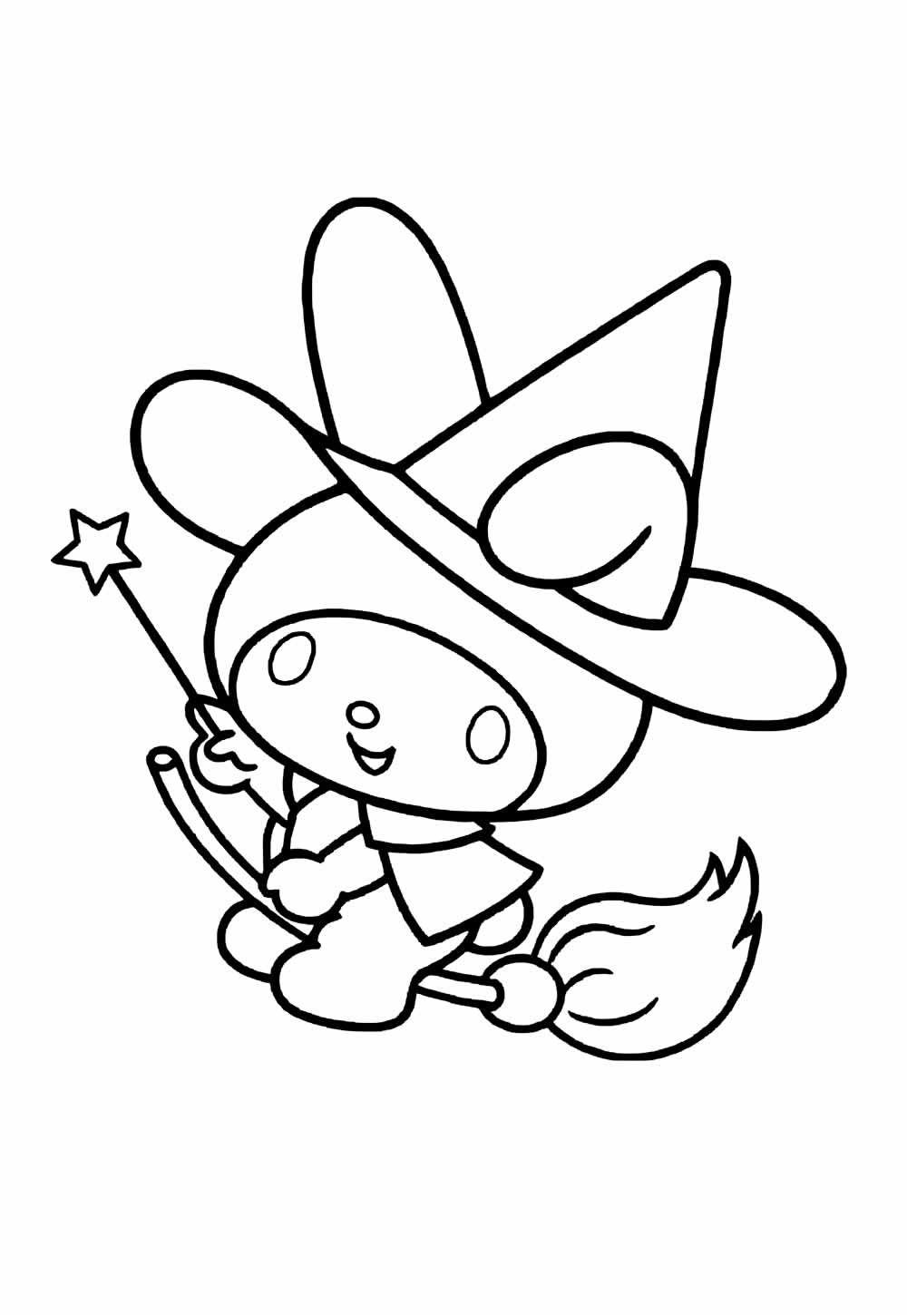 Desenho da My Melody para colorir