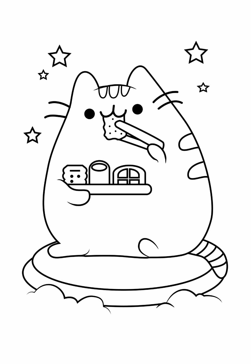 Desenho da Gatinha Pusheen