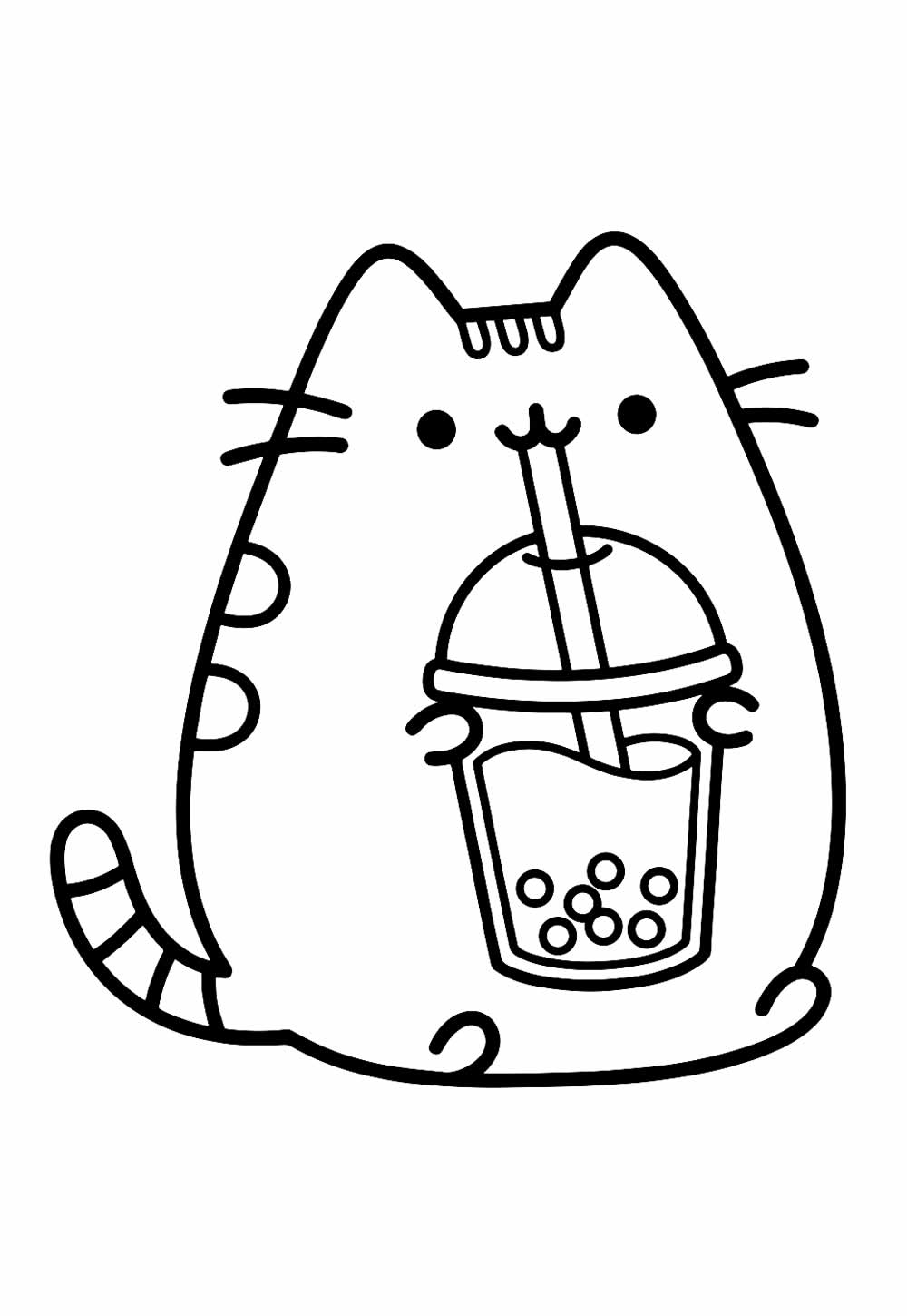 Desenho da Gatinha Pusheen