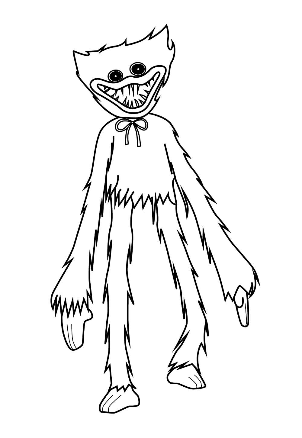 Desenho de Huggy Wuggy