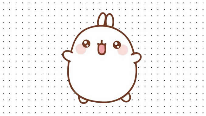 Desenhos de Molang para colorir