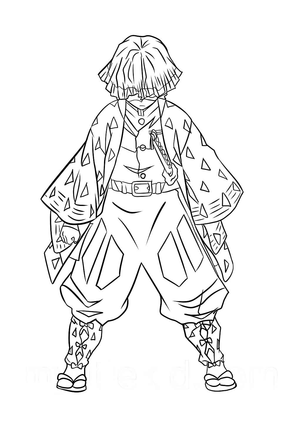 Desenho de Zenitsu