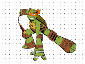 Desenhos do Michelangelo das Tartarugas Ninja para colorir