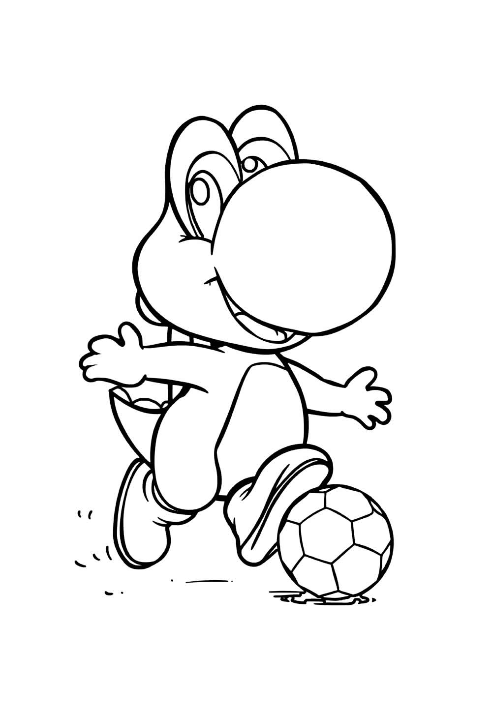Yoshi para colorir